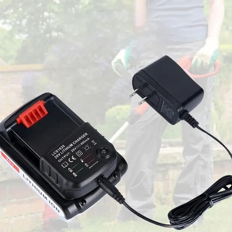 20V Lithium Battery Charger Power Tool Battery Adapter Charger Compatible With Black And Decker 5