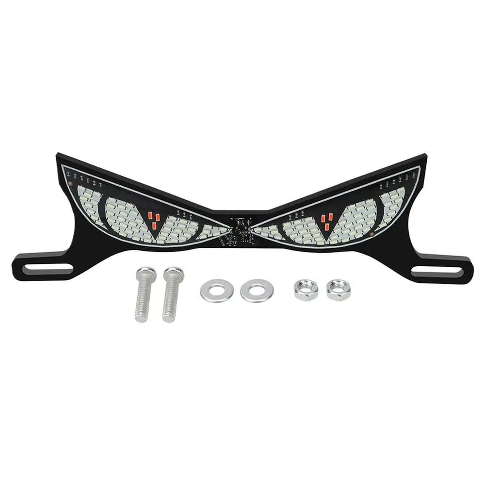 Universal Motorcycle License Plate Light LED License Plate Screw Running Signal Light 1