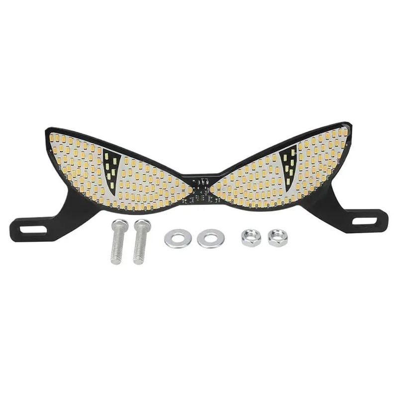 Universal Motorcycle License Plate Light LED License Plate Screw Running Signal Light 2