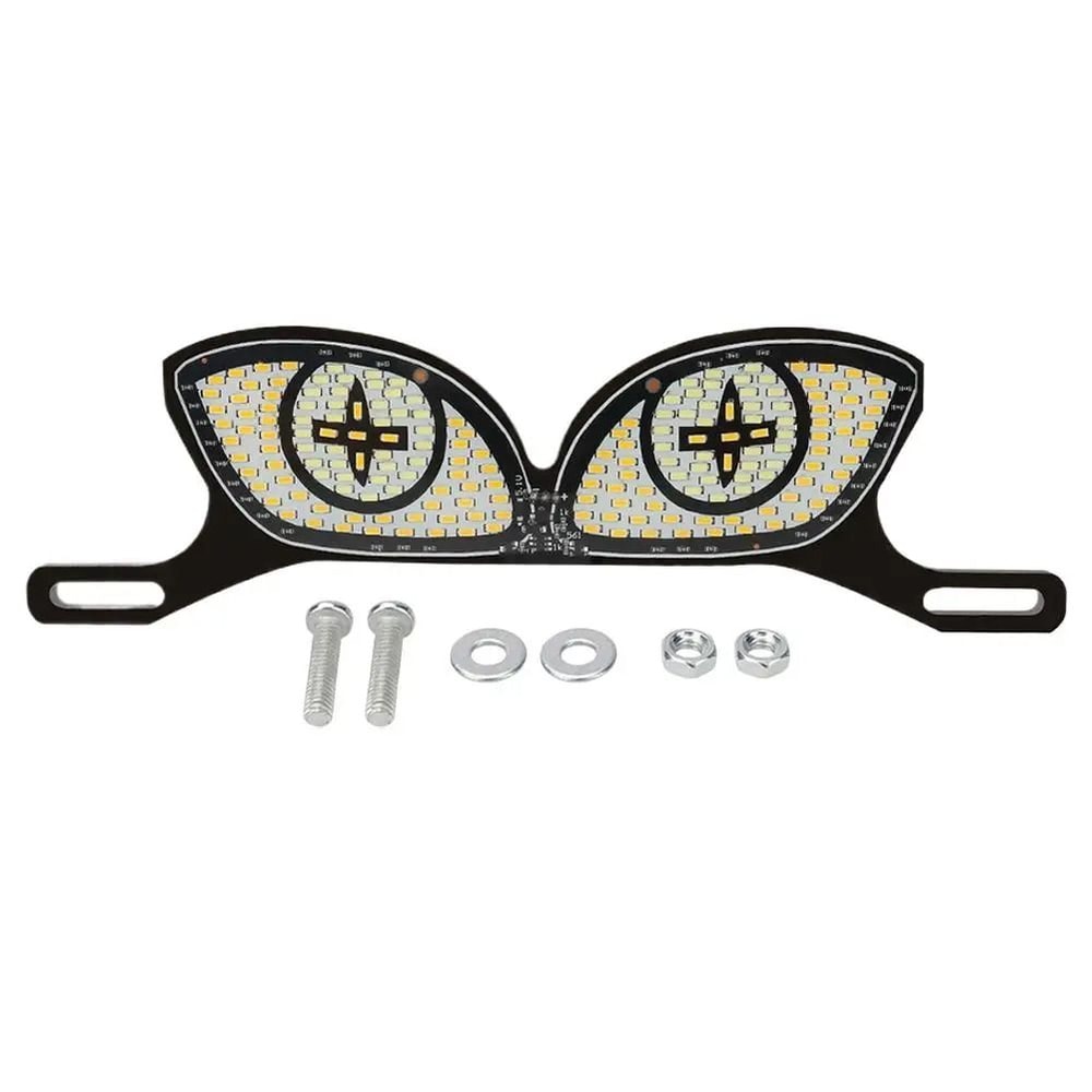 Universal Motorcycle License Plate Light LED License Plate Screw Running Signal Light 4