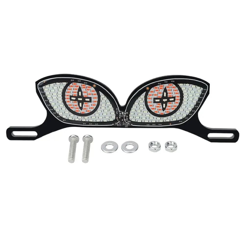 Universal Motorcycle License Plate Light LED License Plate Screw Running Signal Light 5