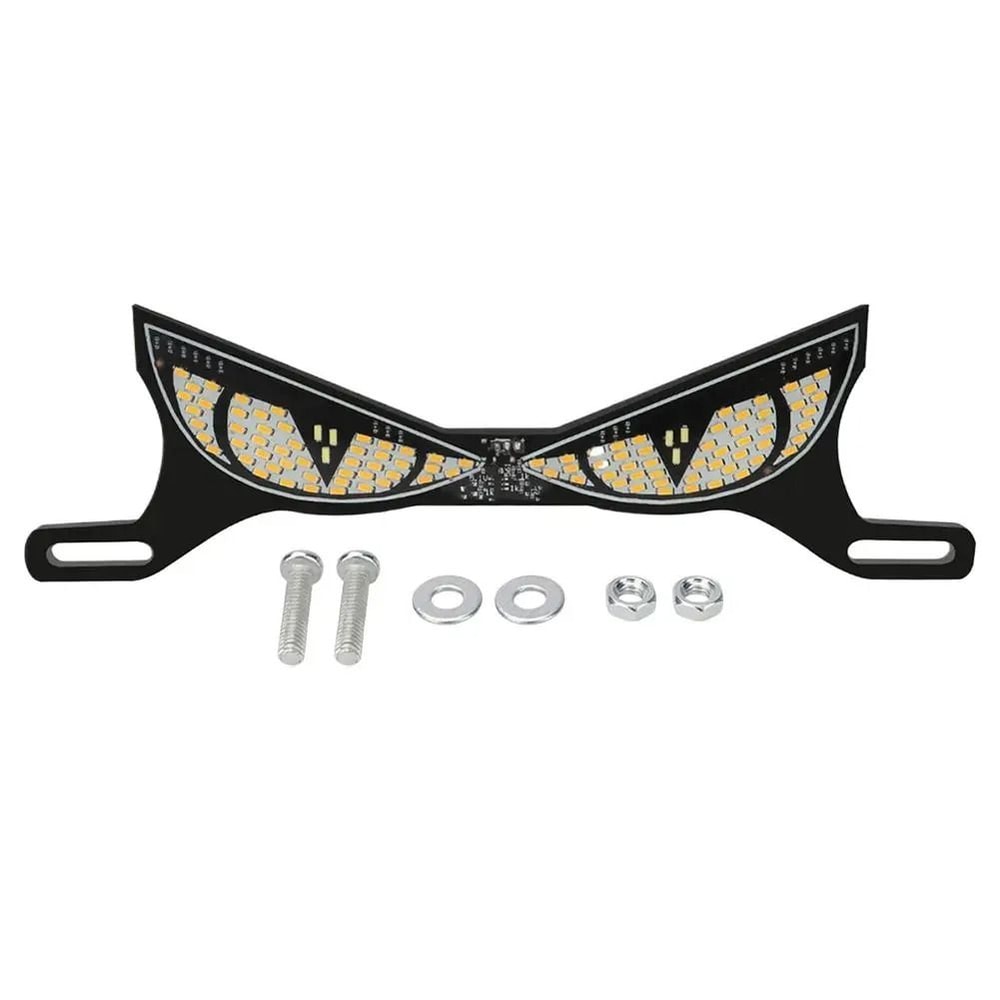Universal Motorcycle License Plate Light LED License Plate Screw Running Signal Light 6
