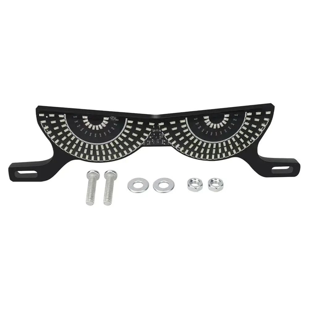 Universal Motorcycle License Plate Light LED License Plate Screw Running Signal Light 8