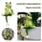Cute Frog Garden Ornament Cartoon Flower Pot Edge Decoration Figurine 5