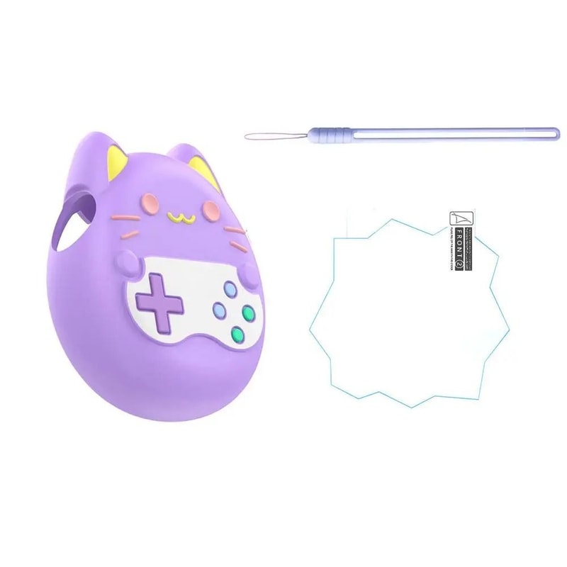 Tamagotchi Paradise Case Silicone Protective Case With Lanyard And Screen Protector 4