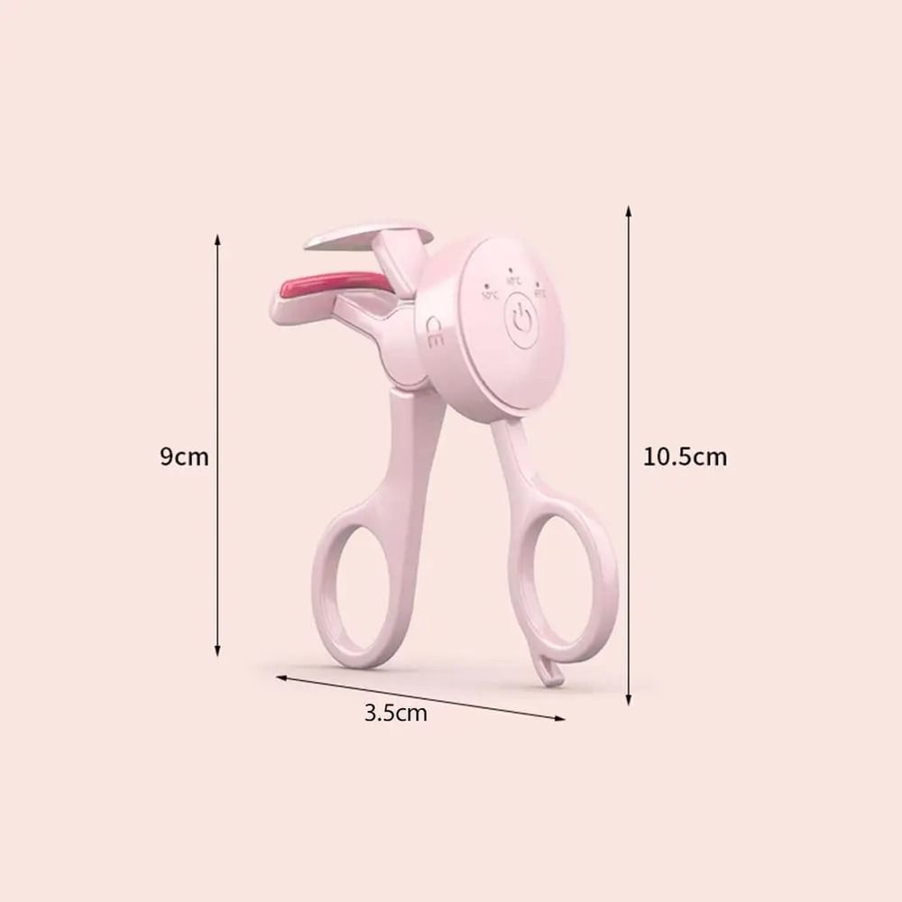 Portable Heated Eyelash Curler Electric Long Lasting Eyelash Curler Tool 4