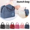 Large Insulated Lunch Bag Reusable Bento Lunch Bag For School Work And Travel 0