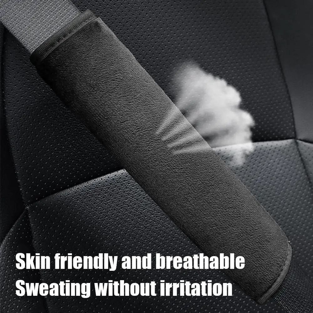 Adjustable Plush Seat Belt Cover Soft Car Seat Belt Shoulder Pad For Comfort 3