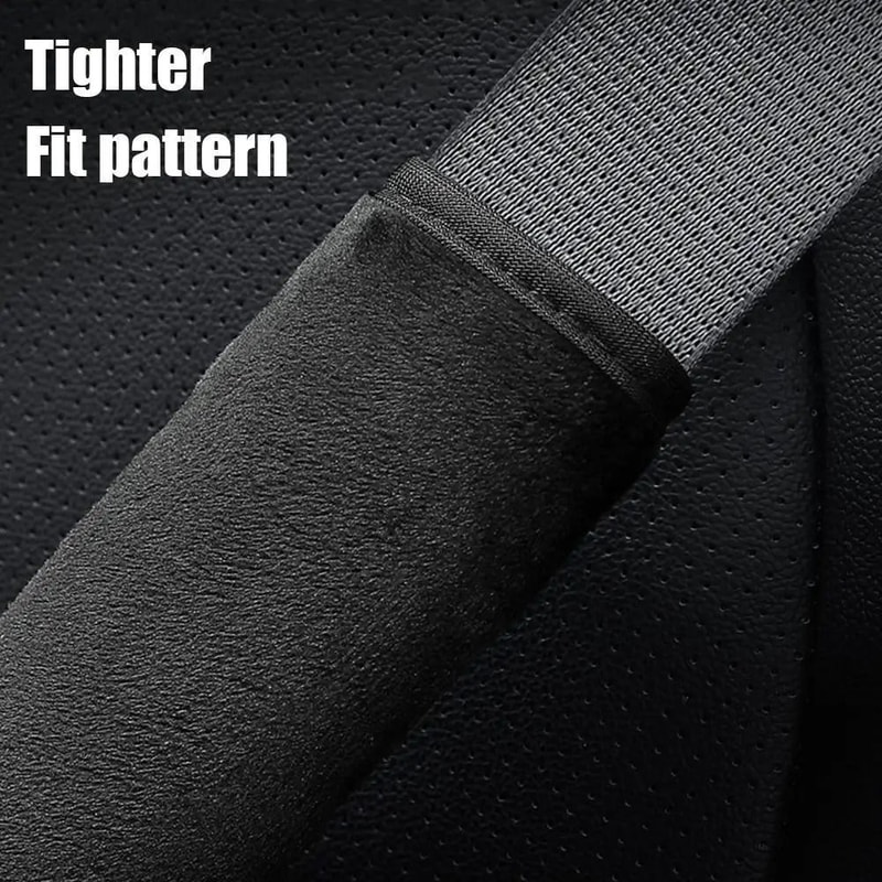 Adjustable Plush Seat Belt Cover Soft Car Seat Belt Shoulder Pad For Comfort 4