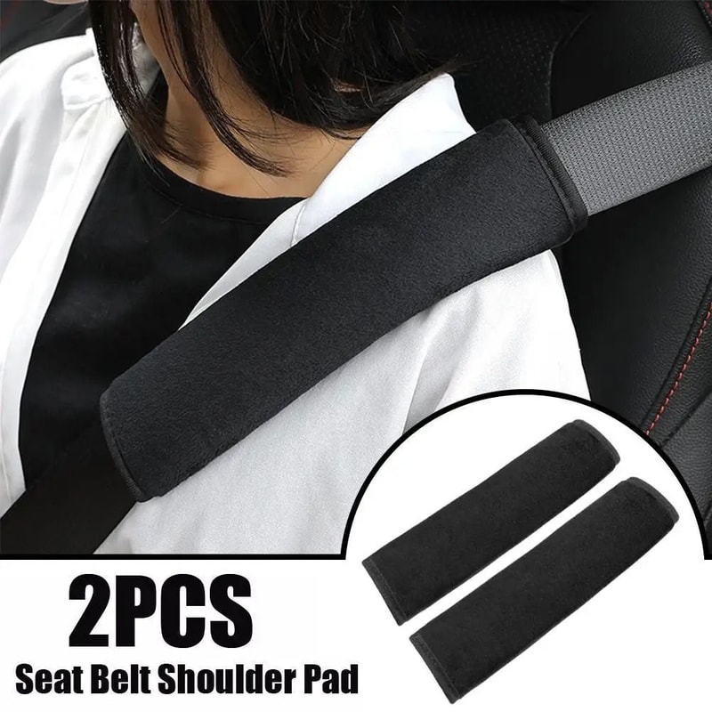 Adjustable Plush Seat Belt Cover Soft Car Seat Belt Shoulder Pad For Comfort 5