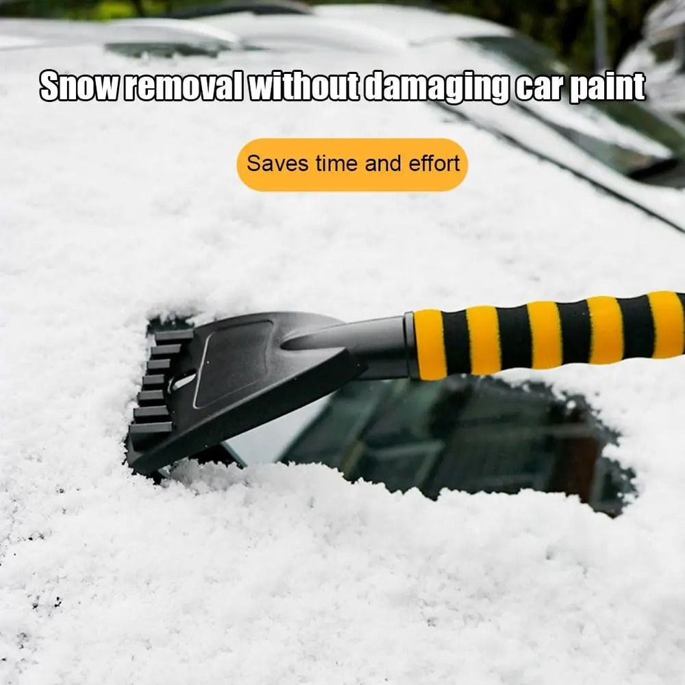 Heavy Duty Car Snow Shovel Rotating Ice Scraper Tool For Winter Deicing 4