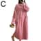 Ultra Long Women Flannel Pajamas Warm Coral Velvet Nightwear Homewear Robe 2