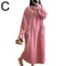 Ultra Long Women Flannel Pajamas Warm Coral Velvet Nightwear Homewear Robe 2