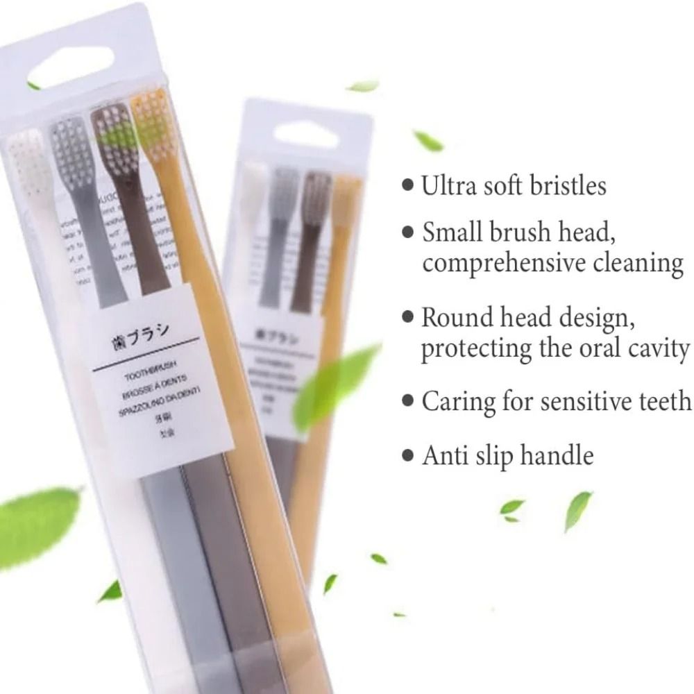 4PCS Soft Bristle Toothbrush Small Head Toothbrush For Sensitive Gums 3