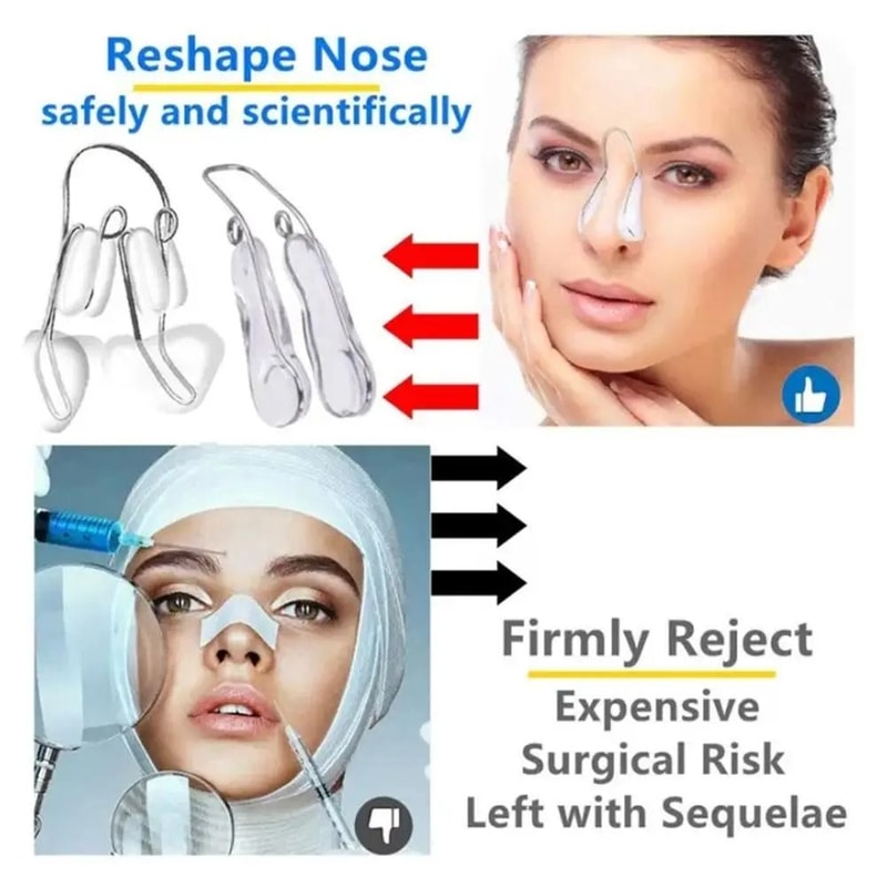 Comfort Fit Nose Shaper Clip Silicone Nose Lifter Tool For Daily Use 4