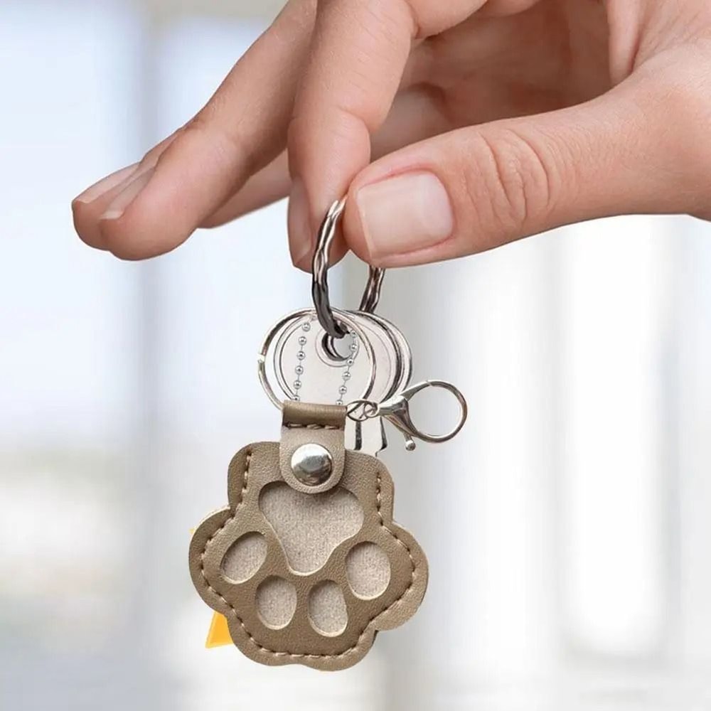Cute Pet Hair Storage Keychain Cat Claw Pet Memorial Keepsake Pendant 13