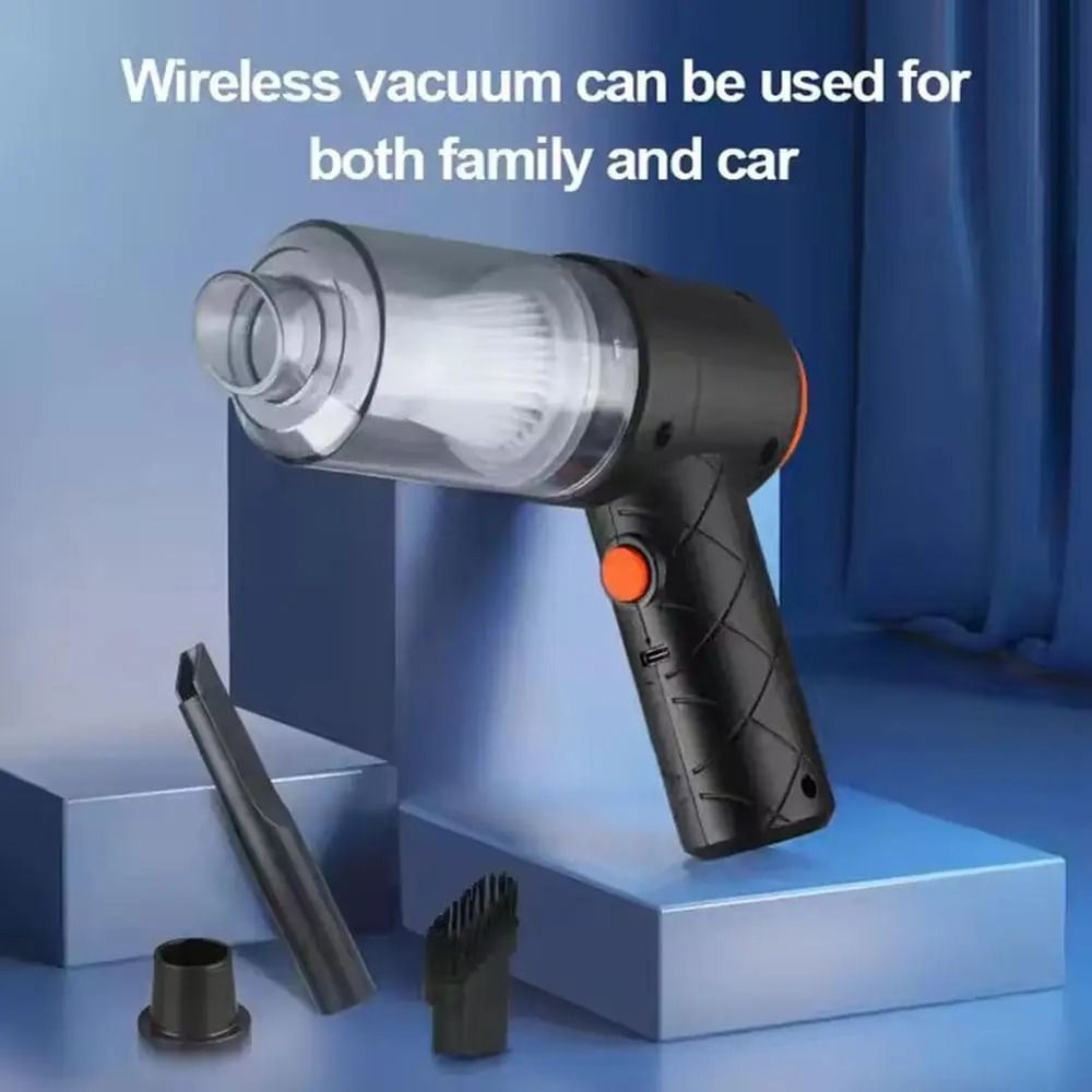 Portable Handheld Car Vacuum Cleaner Cordless Mini Car Vacuum With Blowing Function 3
