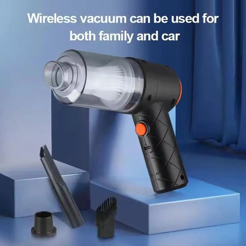 Portable Handheld Car Vacuum Cleaner Cordless Mini Car Vacuum With Blowing Function 3