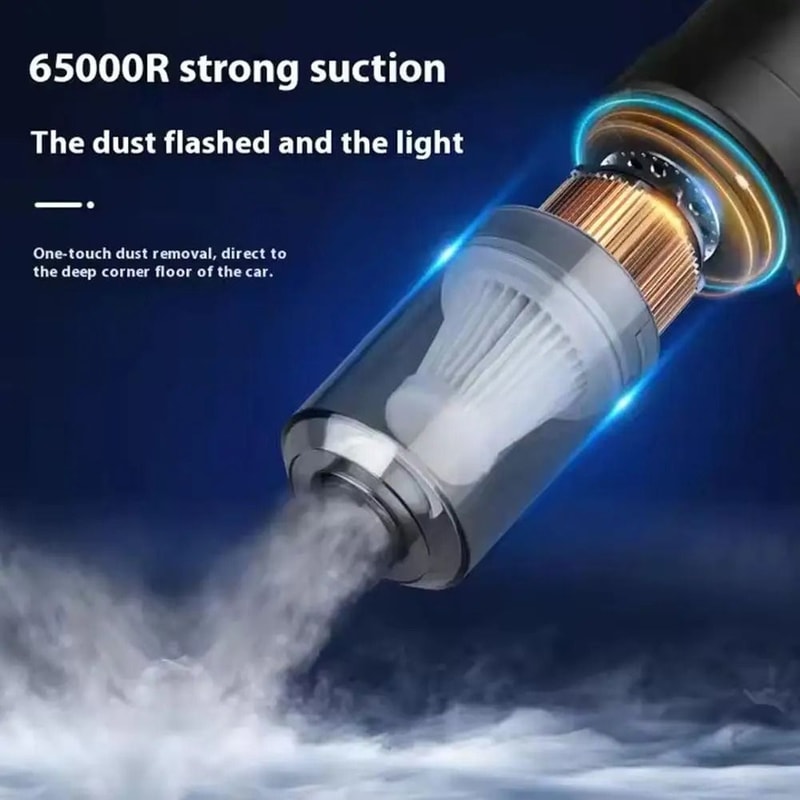 Portable Handheld Car Vacuum Cleaner Cordless Mini Car Vacuum With Blowing Function 4