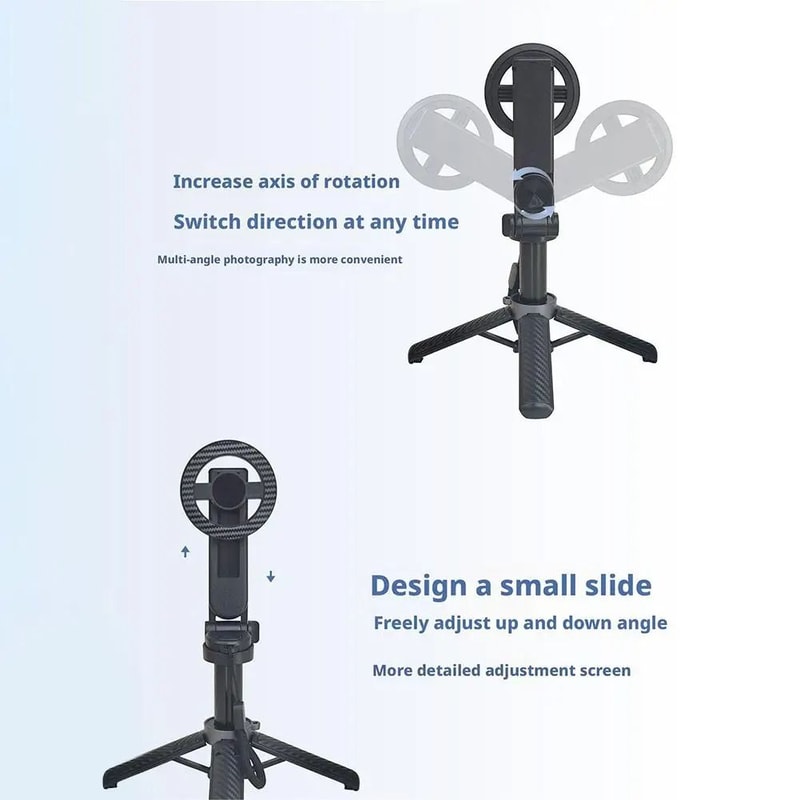 Portable Magnetic Selfie Stick Foldable MagSafe Phone Holder With Bluetooth Remote 1
