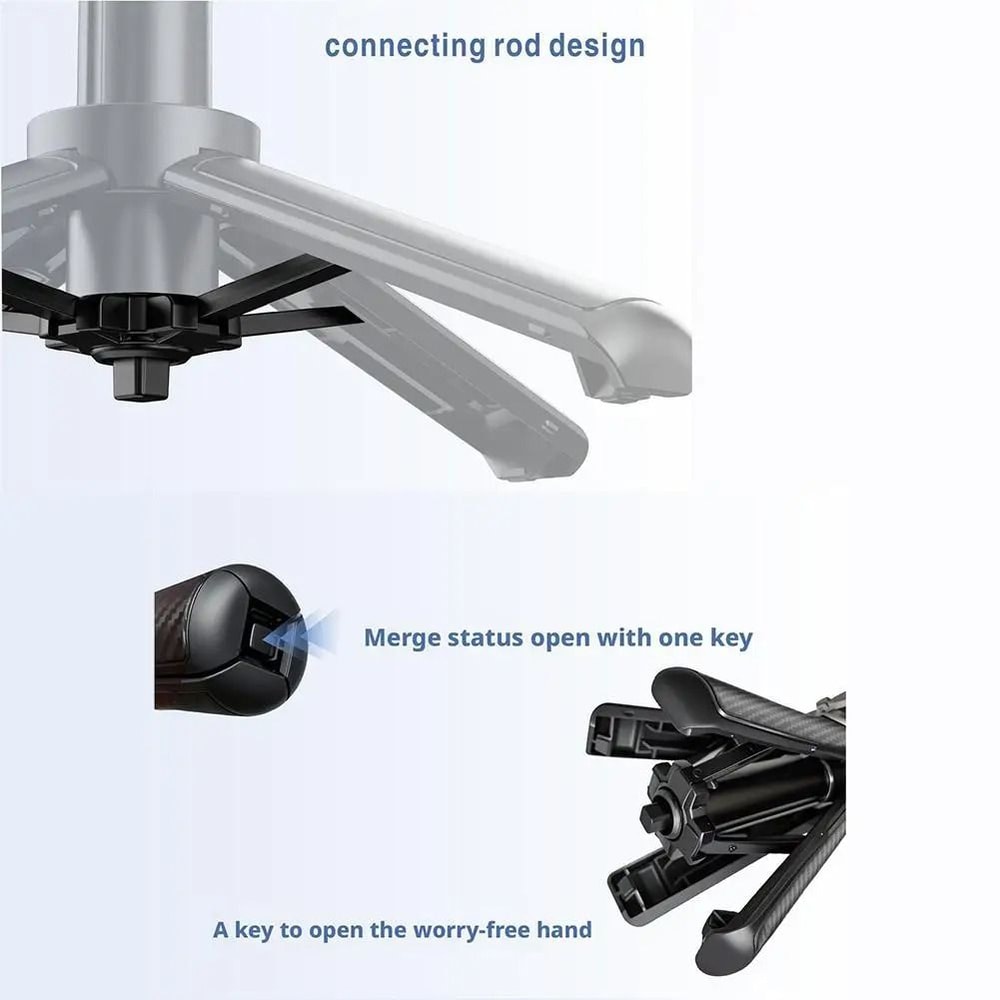 Portable Magnetic Selfie Stick Foldable MagSafe Phone Holder With Bluetooth Remote 2