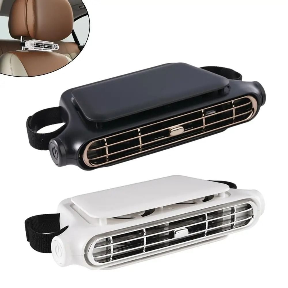 Bladeless Car Interior Cooling Fan USB Rear Seat Cooling Fan For Summer Comfort 0