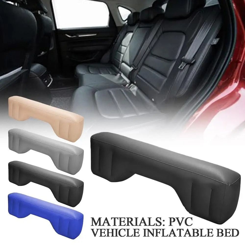 Foldable Car Inflatable Bed Rear Seat Car Travel Bed With Gap Filler Pads 9