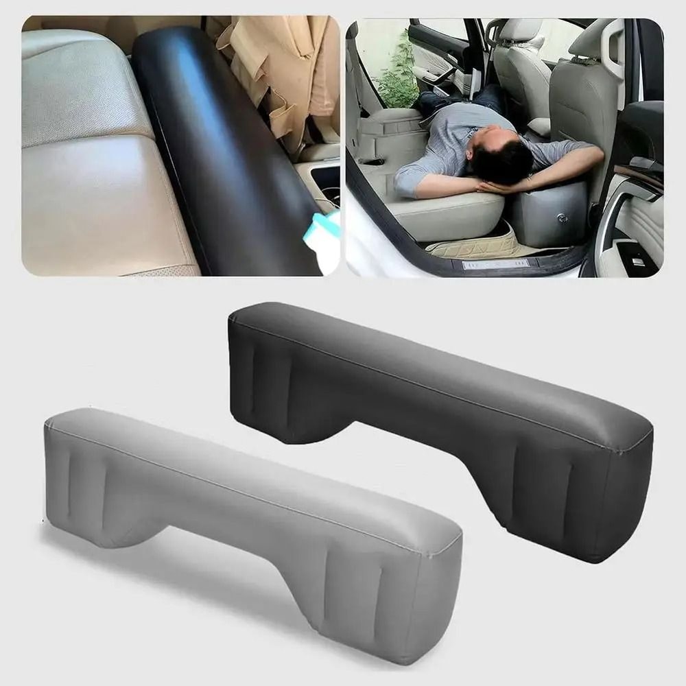 Foldable Car Inflatable Bed Rear Seat Car Travel Bed With Gap Filler Pads 7