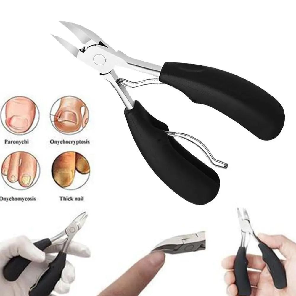 Stainless Steel Dead Skin Nail Clipper Precision Cuticle Nipper With Anti Slip Handle 4