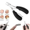 Stainless Steel Dead Skin Nail Clipper Precision Cuticle Nipper With Anti Slip Handle 4