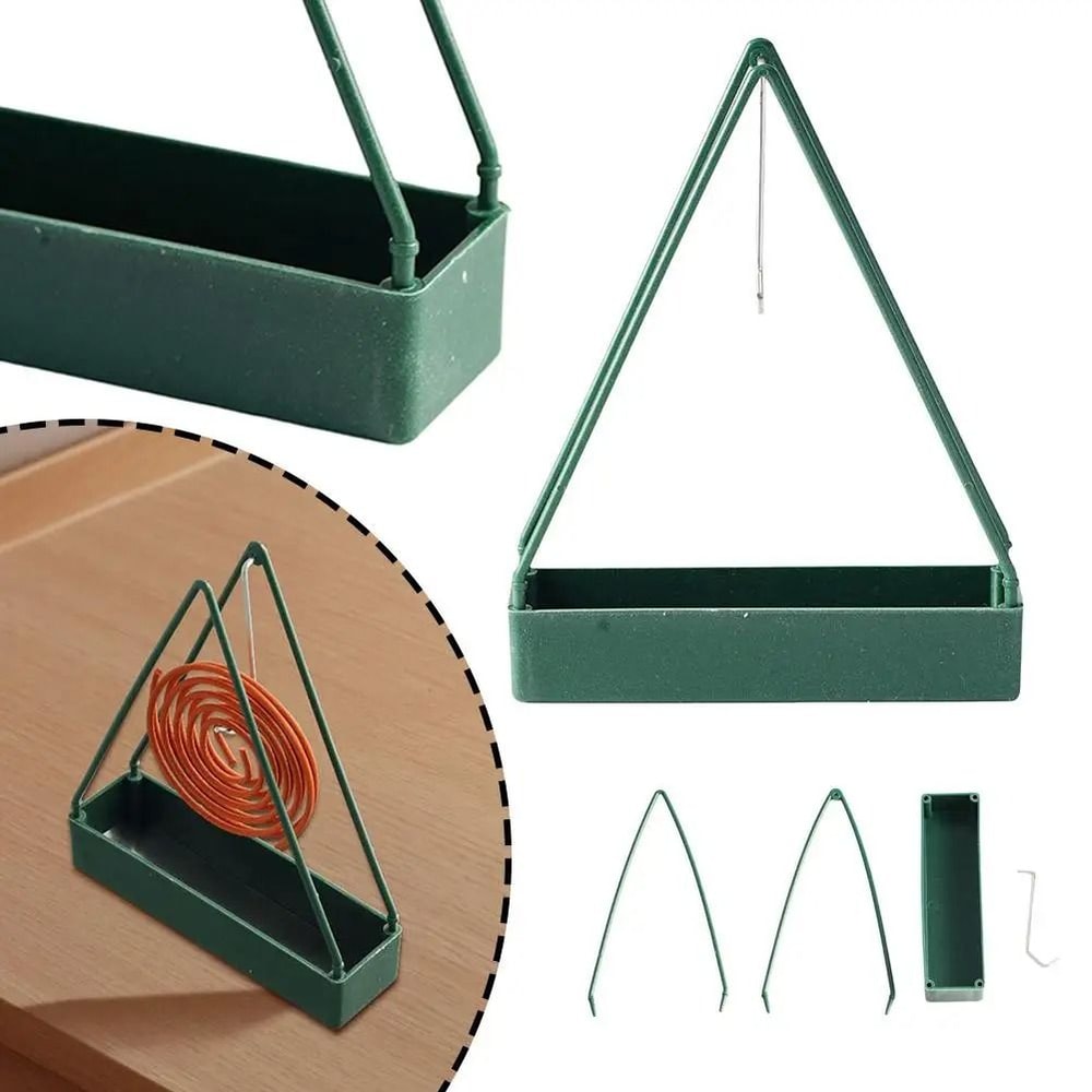 Plastic Mosquito Coil Holder Safe Mosquito Coil Burner For Indoor And Outdoor Use 0