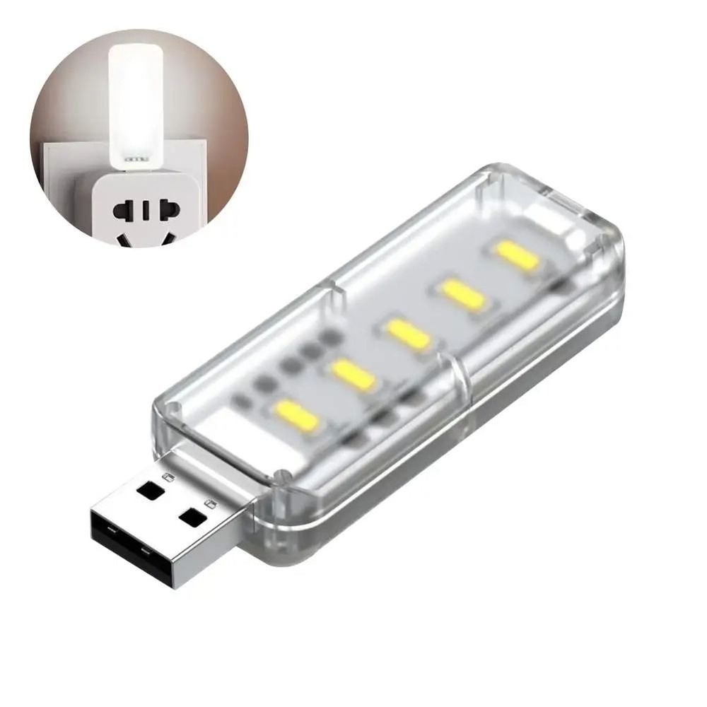 Portable USB Night Light Touch Control Mini LED Night Lamp DC 5V 1