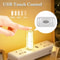 Portable USB Night Light Touch Control Mini LED Night Lamp DC 5V 3