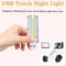 Portable USB Night Light Touch Control Mini LED Night Lamp DC 5V 6