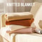 Nordic Knitted Sofa Blanket Solid Color Waffle Knit Blanket For Home Comfort 0