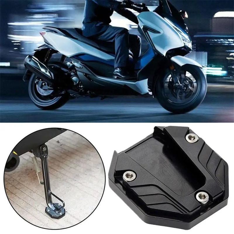 Enlarged Motorcycle Side Stand Pad Anti Slip Kickstand Support Sleeve 3
