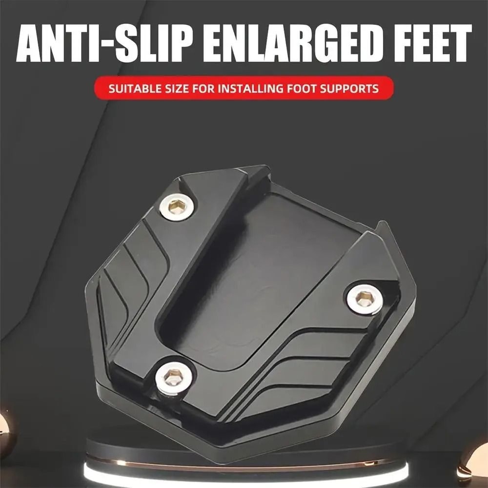 Enlarged Motorcycle Side Stand Pad Anti Slip Kickstand Support Sleeve 4