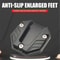 Enlarged Motorcycle Side Stand Pad Anti Slip Kickstand Support Sleeve 4
