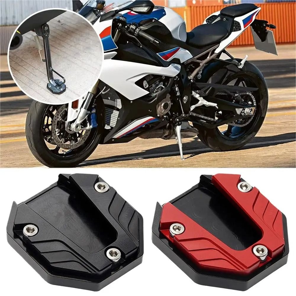 Enlarged Motorcycle Side Stand Pad Anti Slip Kickstand Support Sleeve 5