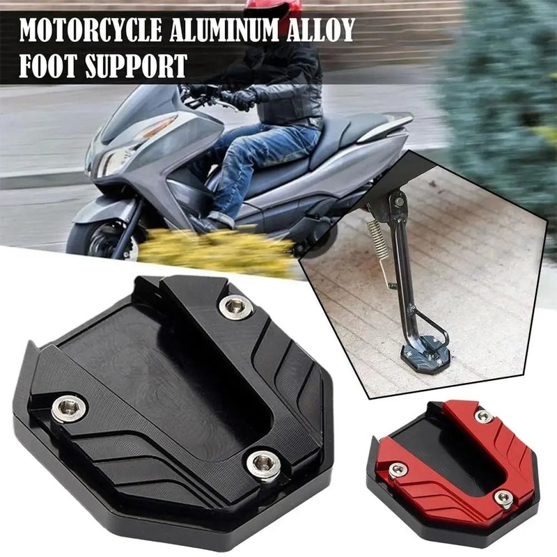 Enlarged Motorcycle Side Stand Pad Anti Slip Kickstand Support Sleeve 7