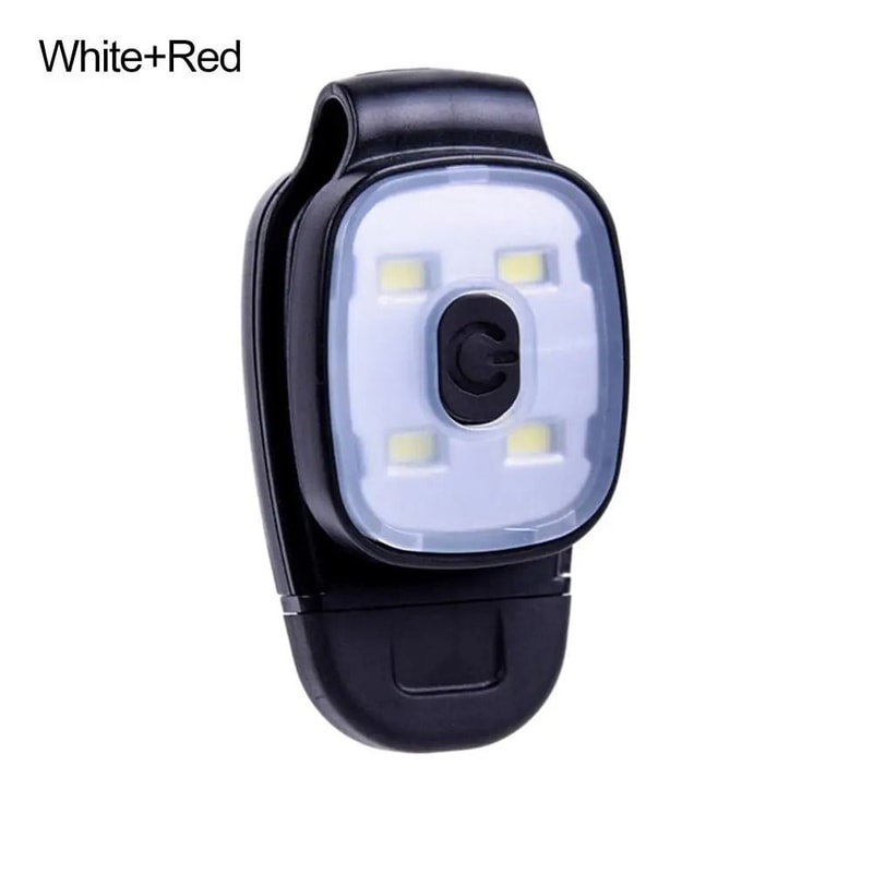 USB Rechargeable Running Safety Light Clip On Night Running Chest Light 1