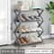 X Shape Dust Proof Shoe Rack Organizer 4 Tier Steel Shoe Rack 2