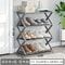 X Shape Dust Proof Shoe Rack Organizer 4 Tier Steel Shoe Rack 2