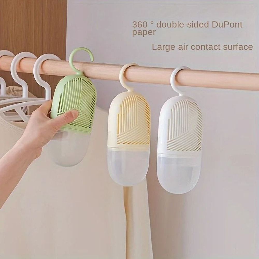 Hanging Wardrobe Dehumidifier Moisture Absorber Anti Mold Closet Protector 6