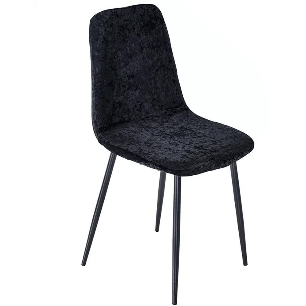 Velvet Shell Chair Cover Stretch Seat Protector For Bar And Dining Chairs 10