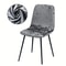Velvet Shell Chair Cover Stretch Seat Protector For Bar And Dining Chairs 15