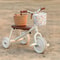 Cute Bicycle Basket Large Capacity Polyester Front Basket For Commuter Bikes 10