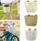 Cute Bicycle Basket Large Capacity Polyester Front Basket For Commuter Bikes 9