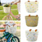 Cute Bicycle Basket Large Capacity Polyester Front Basket For Commuter Bikes 9
