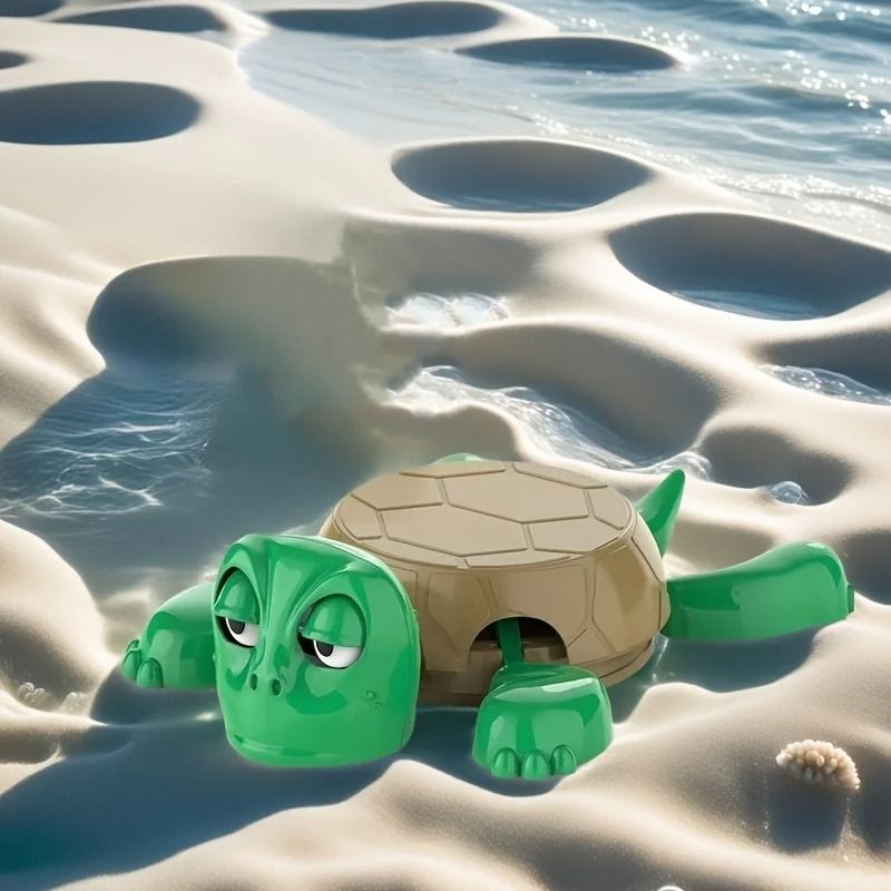 Interactive Spring Turtle Cat Toy No Battery Desktop Pet Toy 0